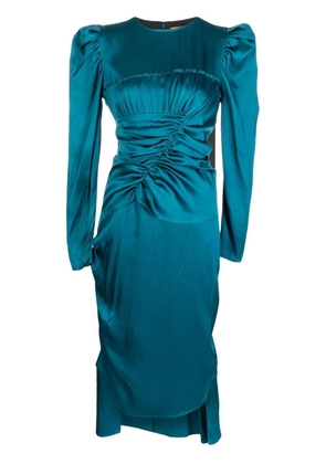 colville Oh Lala ruched silk dress - Blue