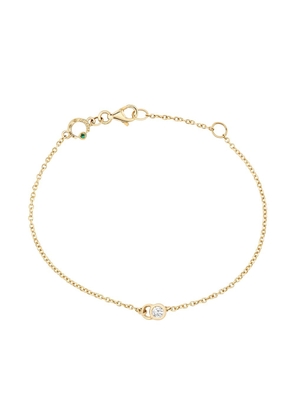 Courbet 18kt recycled yellow gold laboratory-grown diamond CO chain bracelet
