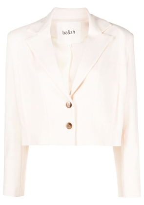 Ba&Sh cropped cotton blazer - Neutrals