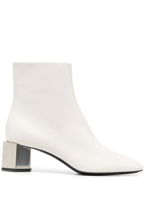Off-White block-heel boots - Grey