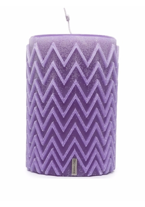 Missoni Home Chevron cylindrical candle - Purple