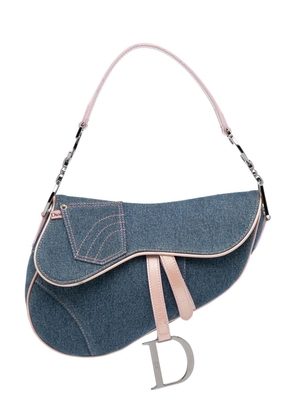 Christian Dior pre-owned Saddle denim bag - Blue
