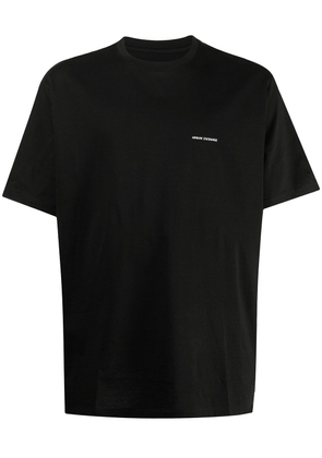 Armani Exchange logo-print crewneck T-shirt - Black