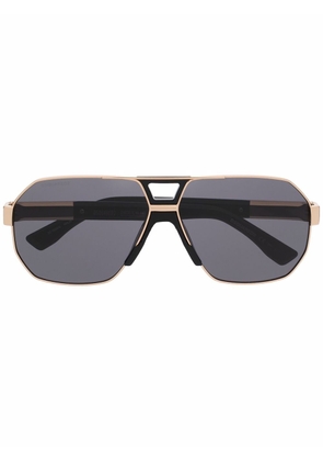 Dsquared2 Eyewear logo-plaque pilot-frame sunglasses - Black