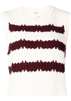 Ba&Sh Soju knitted jumper vest - Neutrals