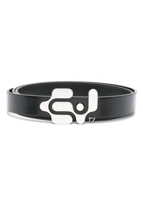 EYTYS logo-plaque leather belt - Black