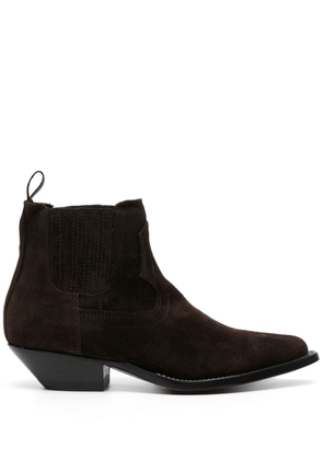 Sonora Hidalgo suede ankle boots - Brown