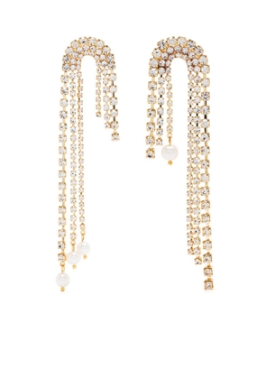Magda Butrym crystal-embellished pendant earrings - Gold