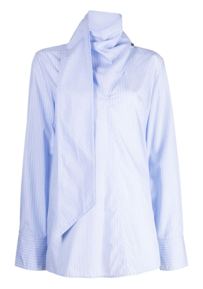 Studio Nicholson Utah pleat-detail blouse - Blue