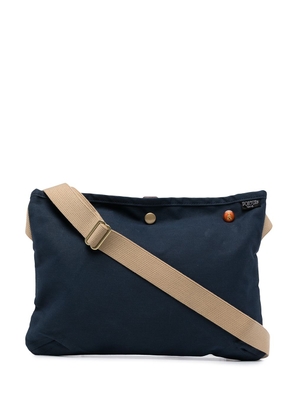 Porter-Yoshida & Co. small two-tone shoulder bag - Blue