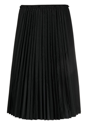 RED Valentino high-waisted pleated skirt - Black