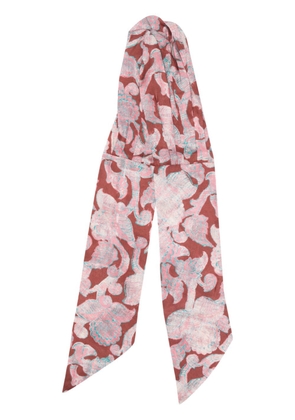 Ba&Sh abstract-print silk hair tie - Pink
