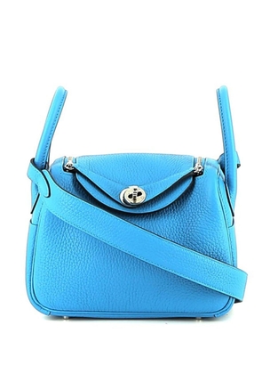 Hermès pre-owned mini Lindy two-way handbag - Blue