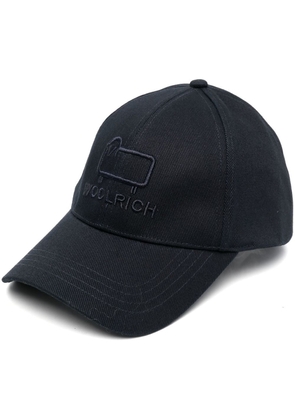 Woolrich embroidered-logo baseball cap - Blue