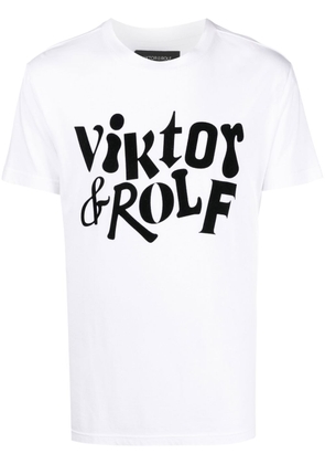 Viktor & Rolf logo-print cotton T-shirt - White