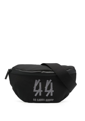 44 LABEL GROUP logo print belt bag - Black