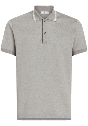 ETRO short-sleeve polo shirt - Grey