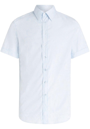 ETRO button-down poplin shirt - Blue