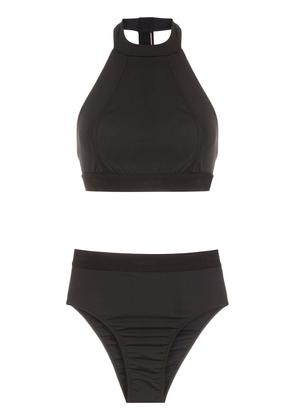 Osklen high-waist halterneck bikini set - Black