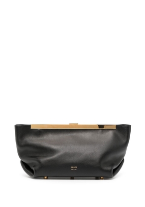 KHAITE Aimee envelope clutch bag - Black