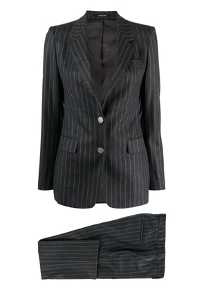 Tagliatore pinstriped single-breasted wool suit - Grey