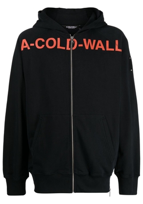 A-COLD-WALL* Sphere logo-print cotton hoodie - Black