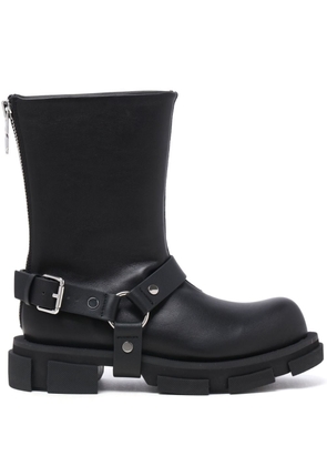Both Gao leather boots - Black