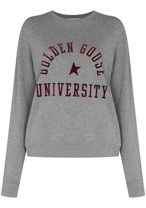 Golden Goose logo print sweatshirt - Grey