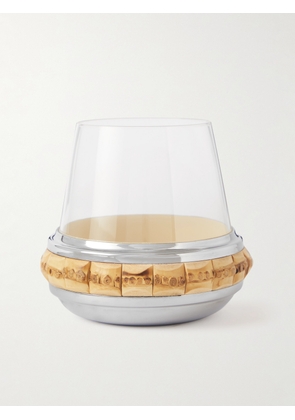 Lorenzi Milano - Glass and Bamboo Tumbler - Men - Neutrals
