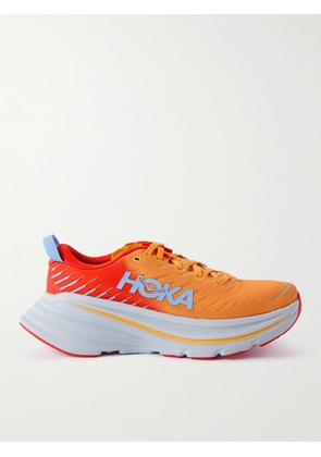 Hoka One One - Bondi X Mesh Running Sneakers - Men - Orange - US 8