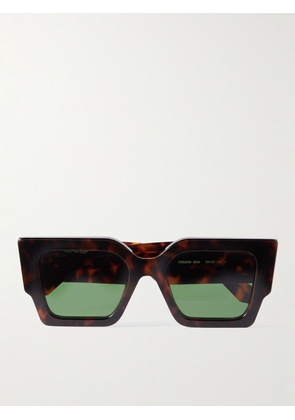Off-White - Catalina Square-Frame Tortoiseshell Acetate Sunglasses - Men - Tortoiseshell