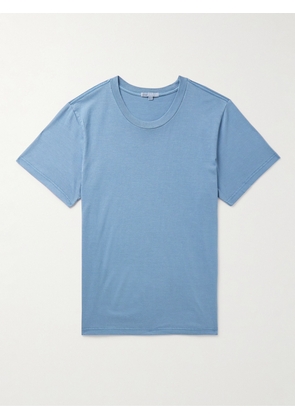Onia - Garment-Dyed Cotton and Modal-Blend Jersey T-Shirt - Men - Blue - S