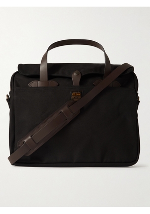 Filson - Twill and Leather Briefcase - Men - Black