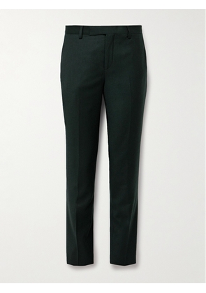 Paul Smith - Slim-Fit Wool and Cashmere-Blend Flannel Suit Trousers - Men - Green - UK/US 32