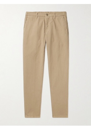 Altea - Dumbo Straight-Leg Cotton-Blend Gabardine Trousers - Men - Brown - S