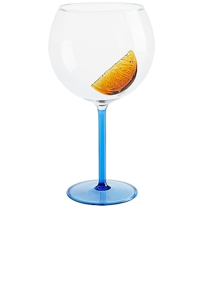 Maison Balzac Le Spritz Glass in Azure  Clear  & Amber - NA. Size all.
