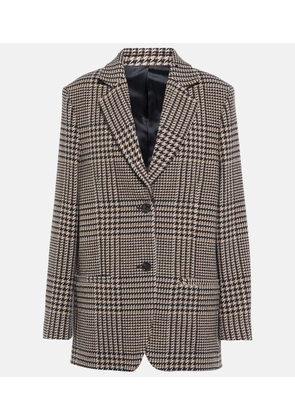 Toteme Checked wool-blend blazer