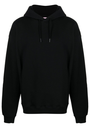 Martine Rose logo-print cotton hoodie - Black