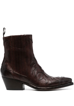 Sartore 50mm leather western-boots - Brown