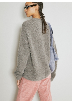 Our Legacy Sonar Roundneck Sweater - Woman Knitwear Grey Fr - 40