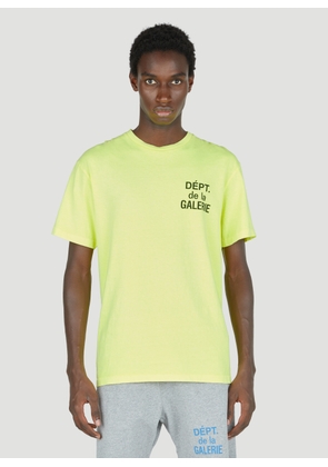 Gallery Dept. French Logo Print T-shirt - Man T-shirts Yellow S