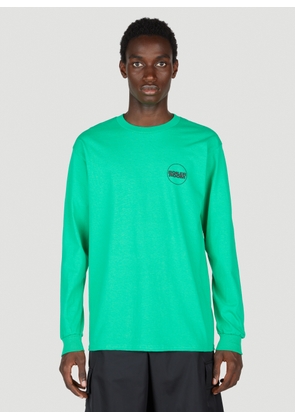 Boiler Room Logo Long Sleeve Sweatshirt - Man T-shirts Green M