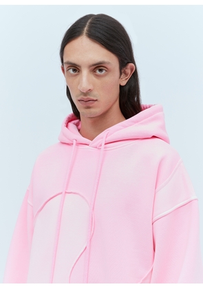 ERL Swirl Fleece Hooded Sweatshirt - Man Sweatshirts Pink Xl