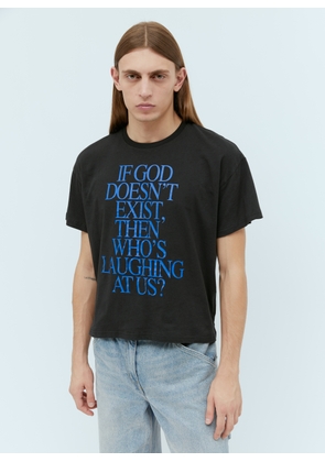 Praying Who's Laughing T-shirt -  T-shirts Black Xs