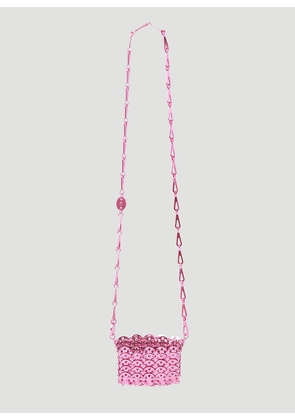 Paco Rabanne 1969 Micro Mini Shoulder Bag - Woman Shoulder Bags Pink One Size