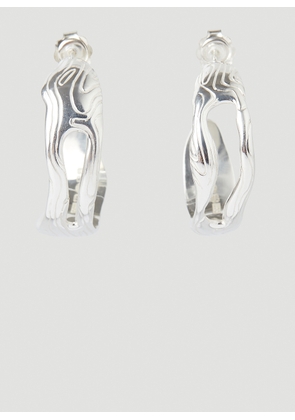 Octi Globe Hoop Earrings -  Jewellery Silver One Size