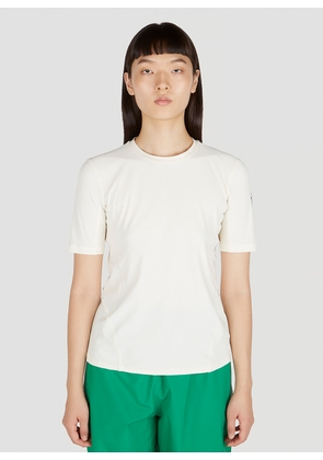 Moncler Grenoble Logo Patch T-shirt - Woman T-shirts White Xs