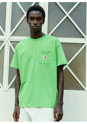 Sky High Farm Workwear Logo Patch T-shirt -  T-shirts Green M