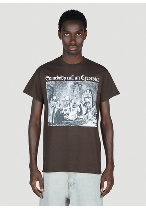 Boiler Room Exorcist T-shirt - Man T-shirts Brown Xl