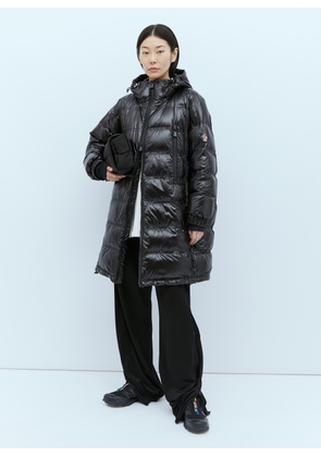 Moncler Grenoble Rochelair Long Down Jacket - Woman Coats Black 4